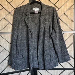 KARI NEW YORK GRAY OFFICE BLAZER FOR WOMEN SIZE 18 W